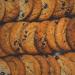 brown cookies on white plate