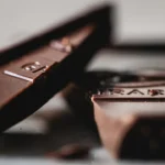 black and brown chocolate bar