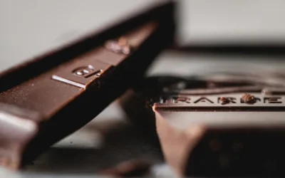 black and brown chocolate bar